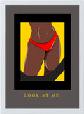 Look at Me Framed Art Print - A4 or A3 Size
