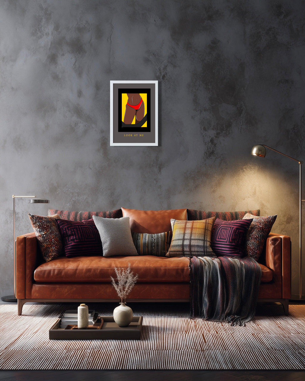 Look at Me Framed Art Print - A4 or A3 Size