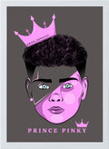 Prince Pinky Framed Art Print - A4 OR A3 Size