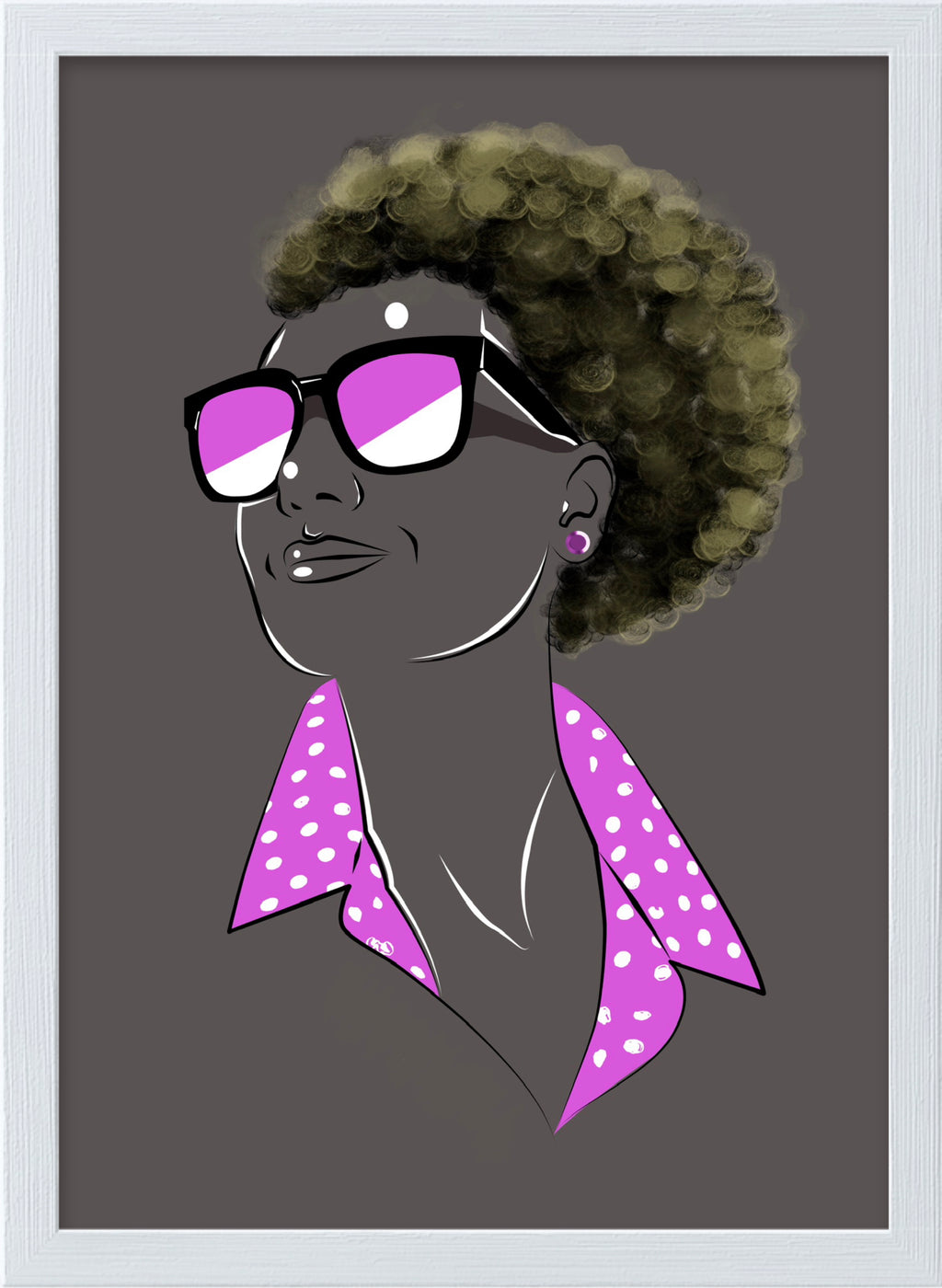 Bold Vision Framed Art Print - A4 or A3