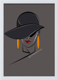 Midnight Glamour Framed Art Print - A4 or A3 Size