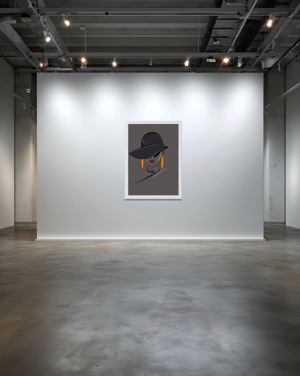 Midnight Glamour Framed Art Print - A4 or A3 Size